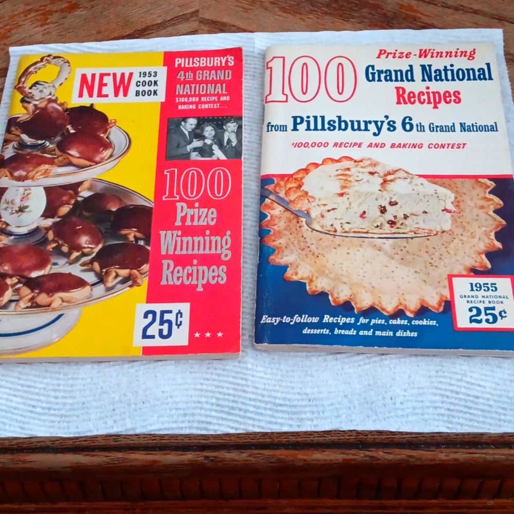 Bundle- Pillsbury's 4th and Pillsbury's  6th Grand National Receipes books